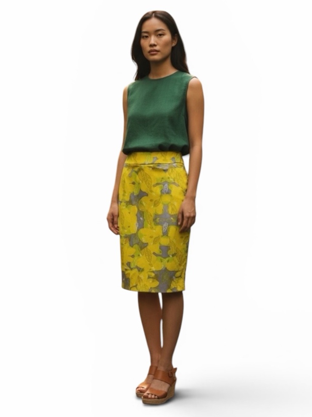🌼Boulee🌼 IVY Leaf Monica Pencil Skirt - Picture 9 of 9